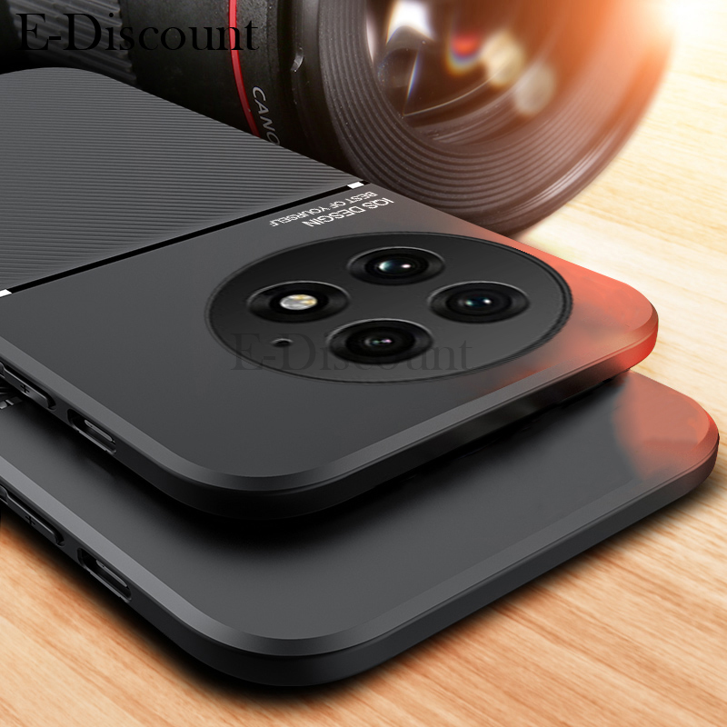 New Phone case OnePlus13 Back cover Rough Cross Patterned Magnetic Soft Silicone Leather for OnePlus 13 case.