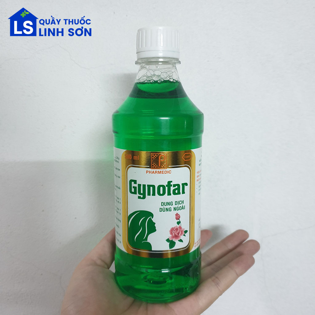 Dung Dịch Vệ Sinh Phụ Nữ Gynofar Pharmedic Chai 500 Ml