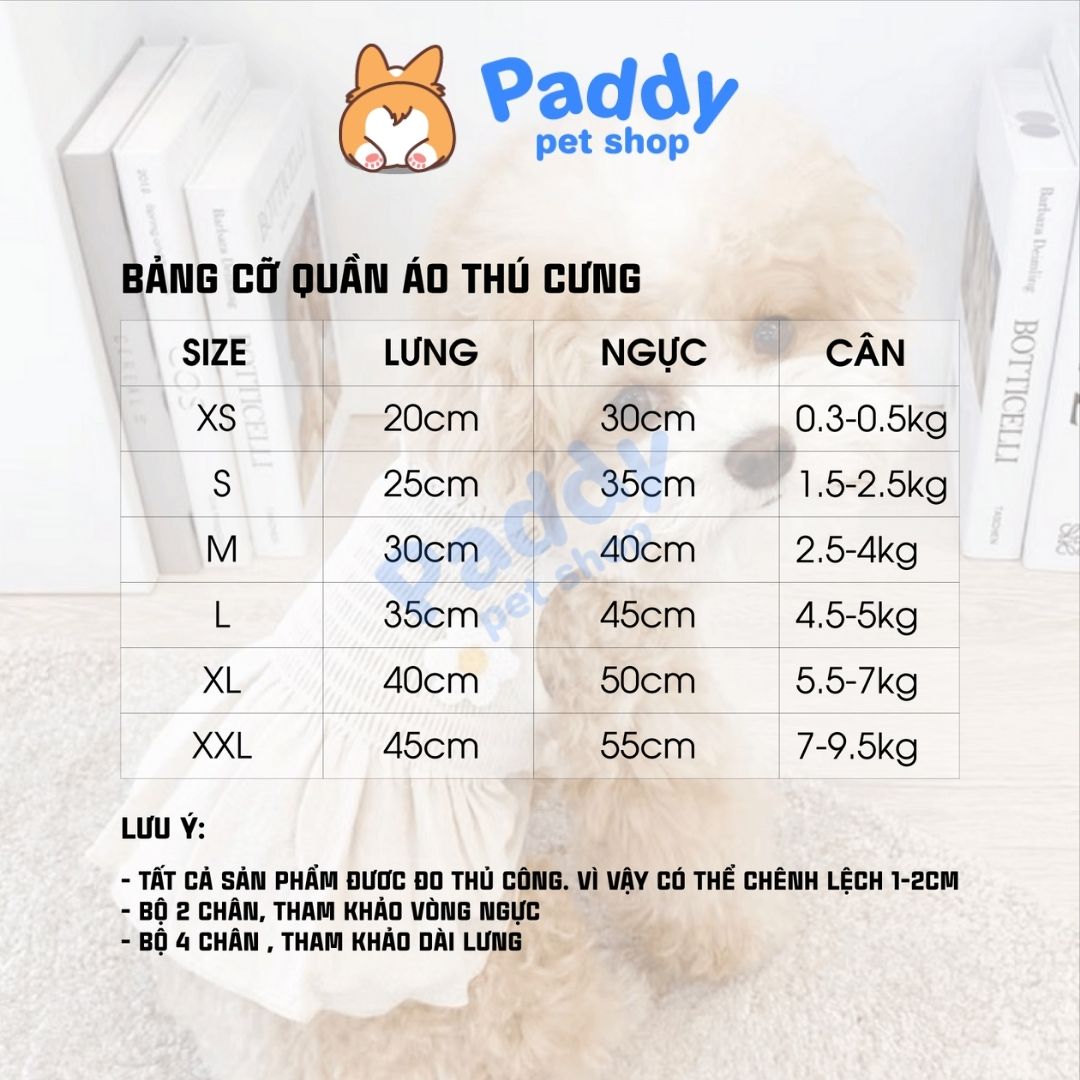 Áo Cho Chó Mèo Vải Thun 3 Lỗ Cute