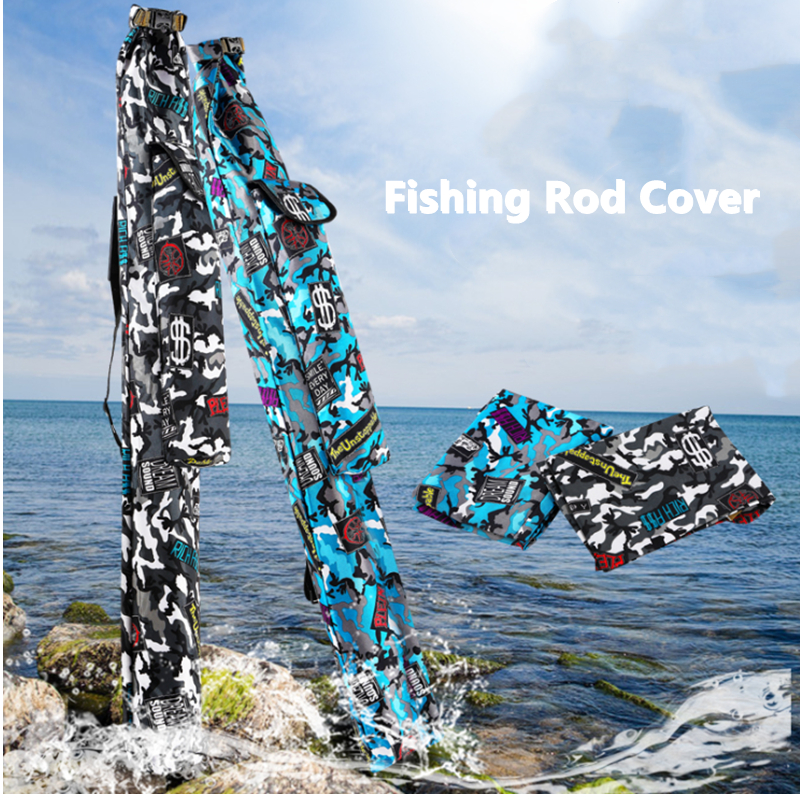 Fishing Rod Cover Folding Camouflage Fishing Umbrella Bags