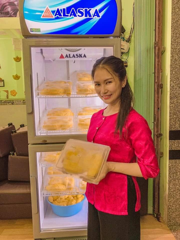 Đồ lam đi chùa nữ - Áo Bà Ba Lụa Gấm 2021 Dành Cho Phật Tử AL010+