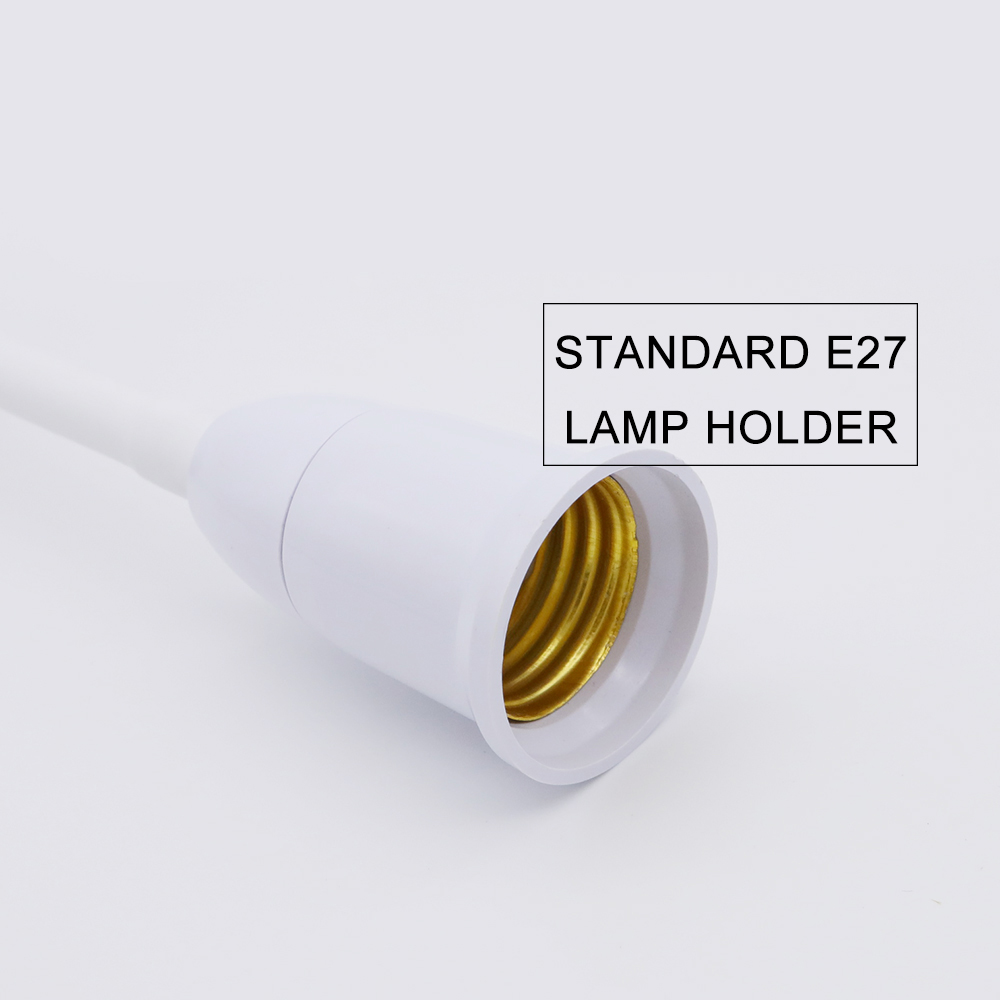【Folio & Light】Us/eu Plug Flexible E27 Lamp Holder With On/off Switch ...