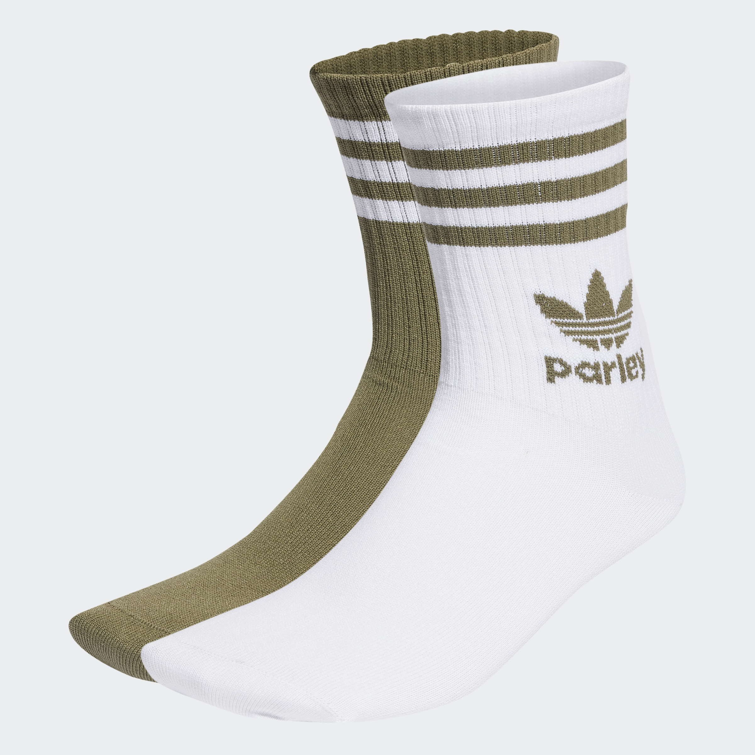 Adidas phong cách sống bộ 2 đôi tất cổ trung parley unisex trắng hy2514