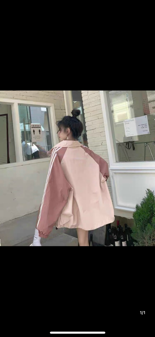 Áo Khoác Dù 2 Lớp Form Rộng Unisex Cổ Trụ Phối 2 Tông Màu Cá Tính Thời Trang Mùa Hè Chống Nắng, Chống Gió Siêu Đẹp. UT