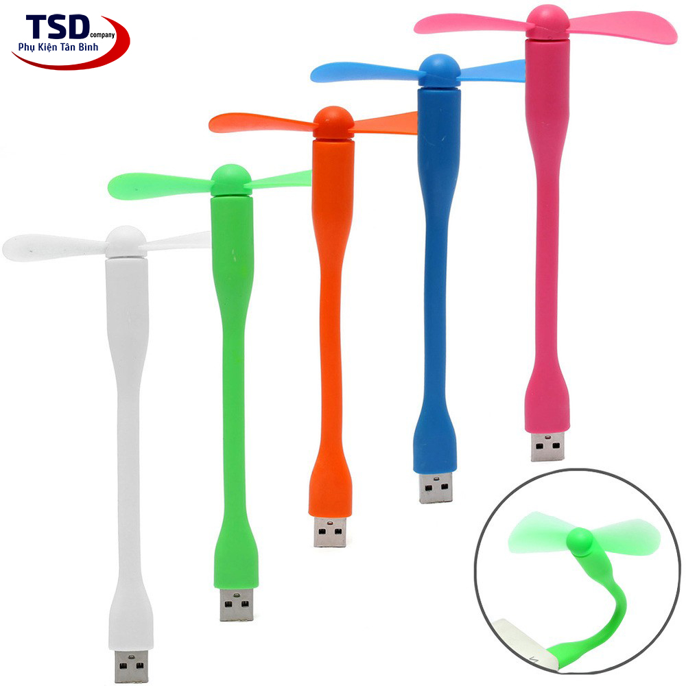 Extremely cool flexible 2-wing mini fan