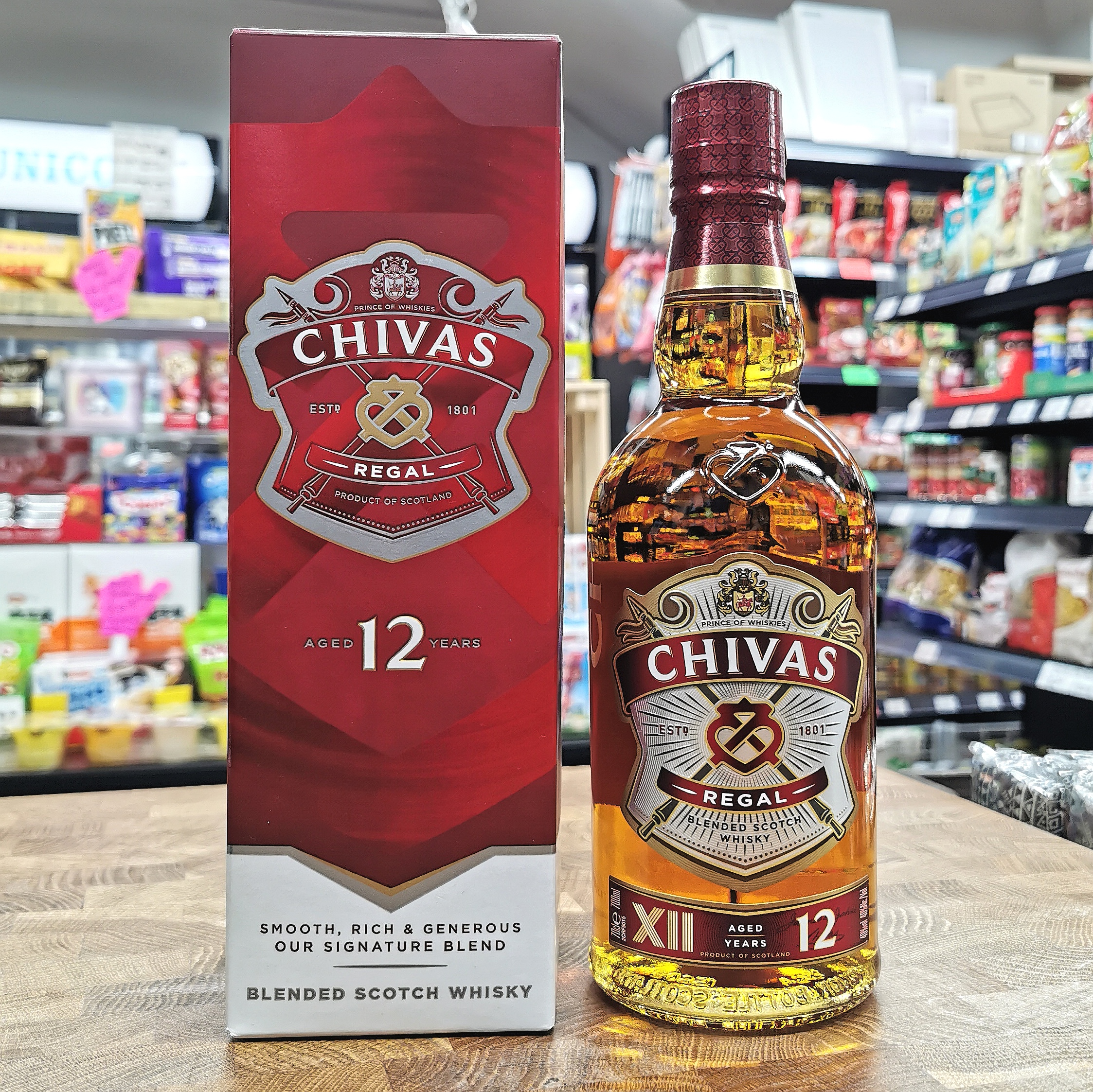 Chivas Regal 12 Years 700ml Alc 40% | Lazada Singapore