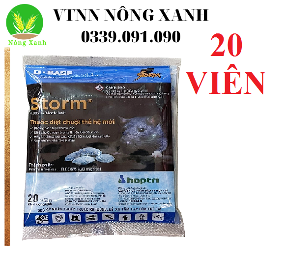 HN-Thu ốc Diệt Chuột Storm 20v CHỐNG ĐÔNG MÁU