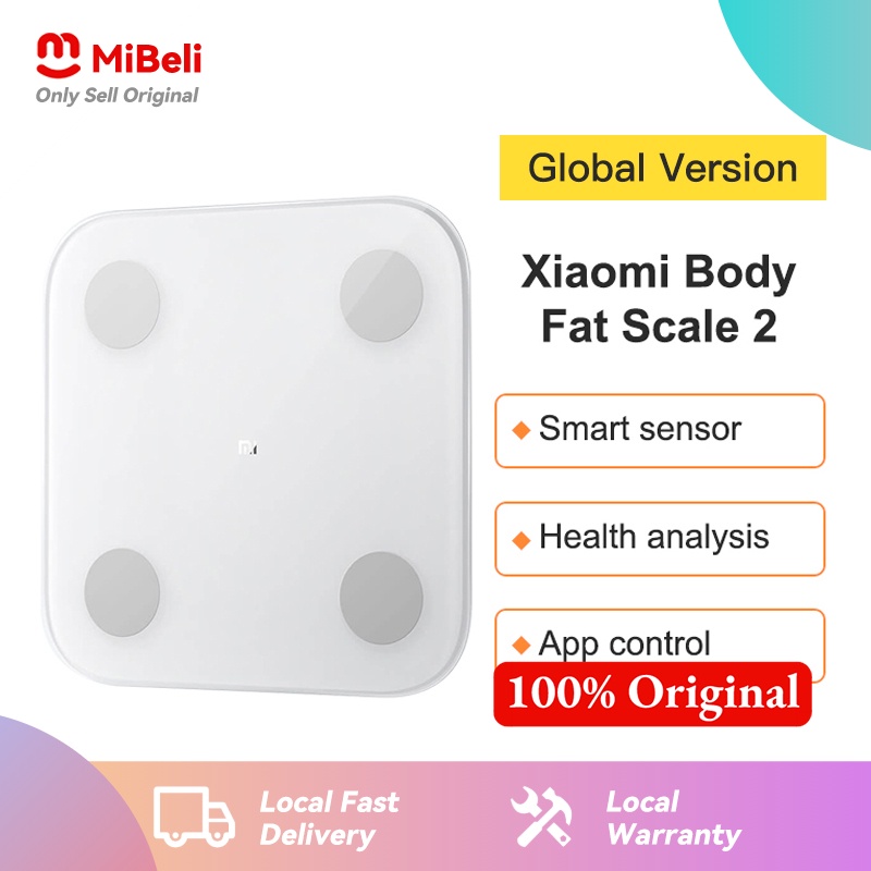 ⚡Global Version⚡ Xiaomi Body Fat Scale 2 BMI Smart Composition Scale