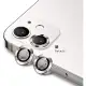 For Apple iPhone 12 Mini White Camera Protector WSKEN Metal Ring Tempered Glass Camera Lens Protector. 
