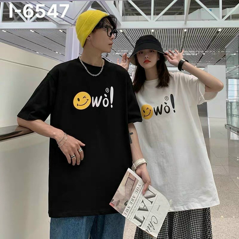 Áo thun unisex tay lỡ