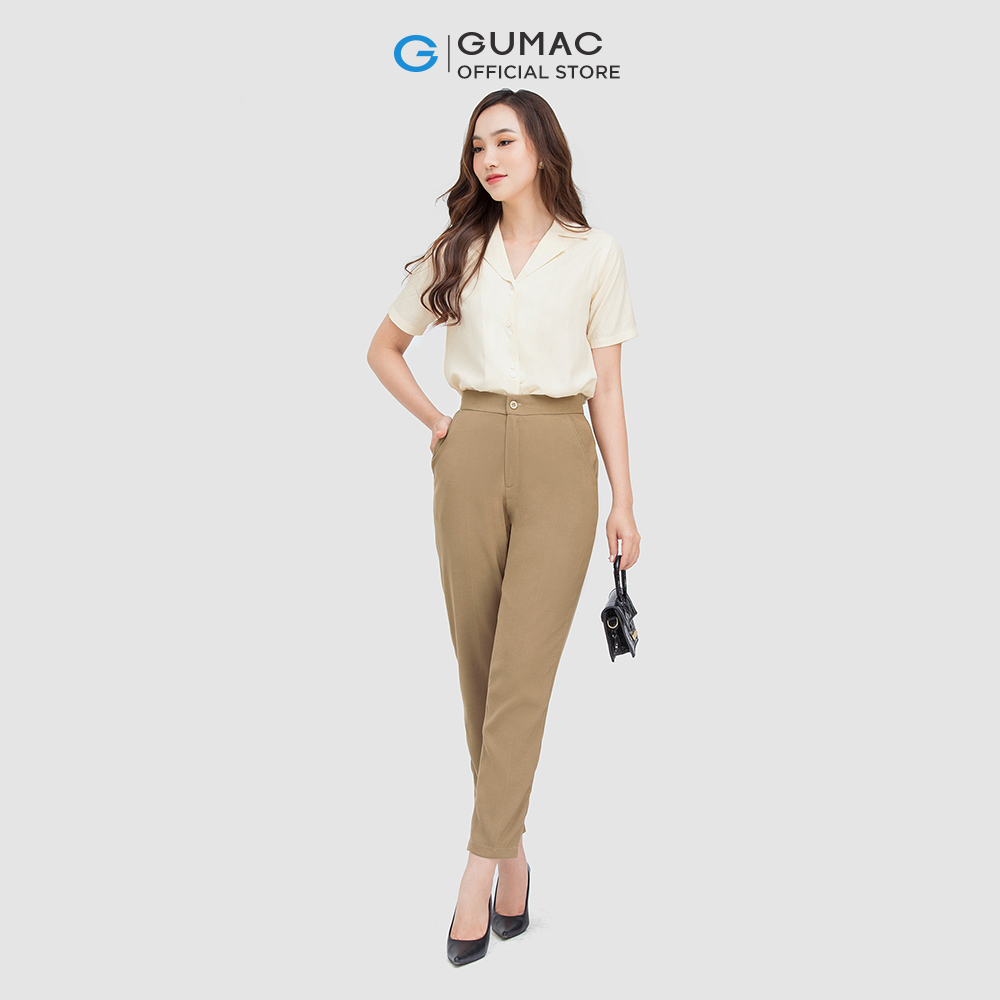 Quần tây nữ GUMAC QC05041 ống đứng