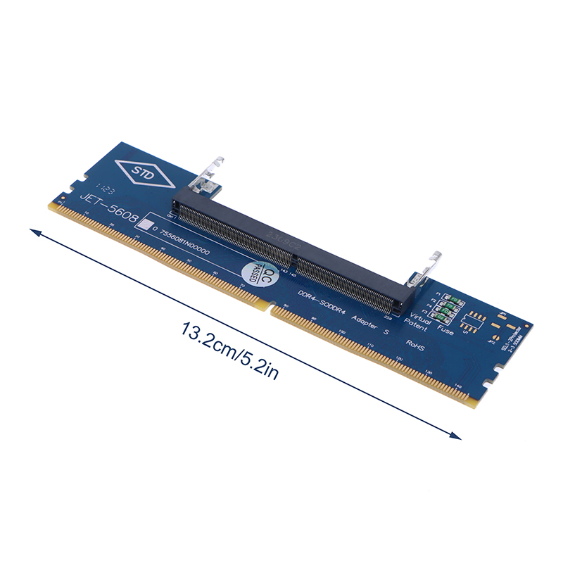 DDR3 DDR4 DDR5 Laptop SO-DIMM to Desktop Adapter Card Converter Memory RAM Connector Adapter YANLIN. 
