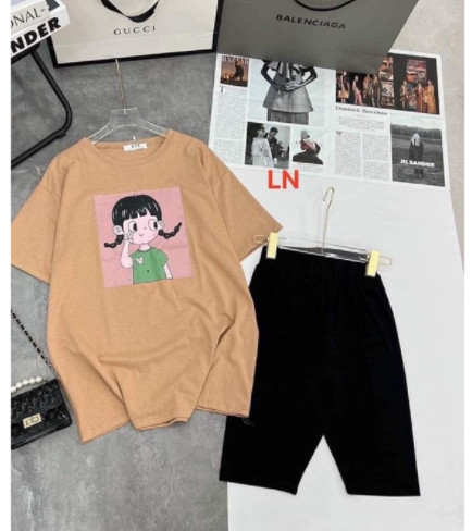 Sét áo em bé tết tóc +quần legging LN11