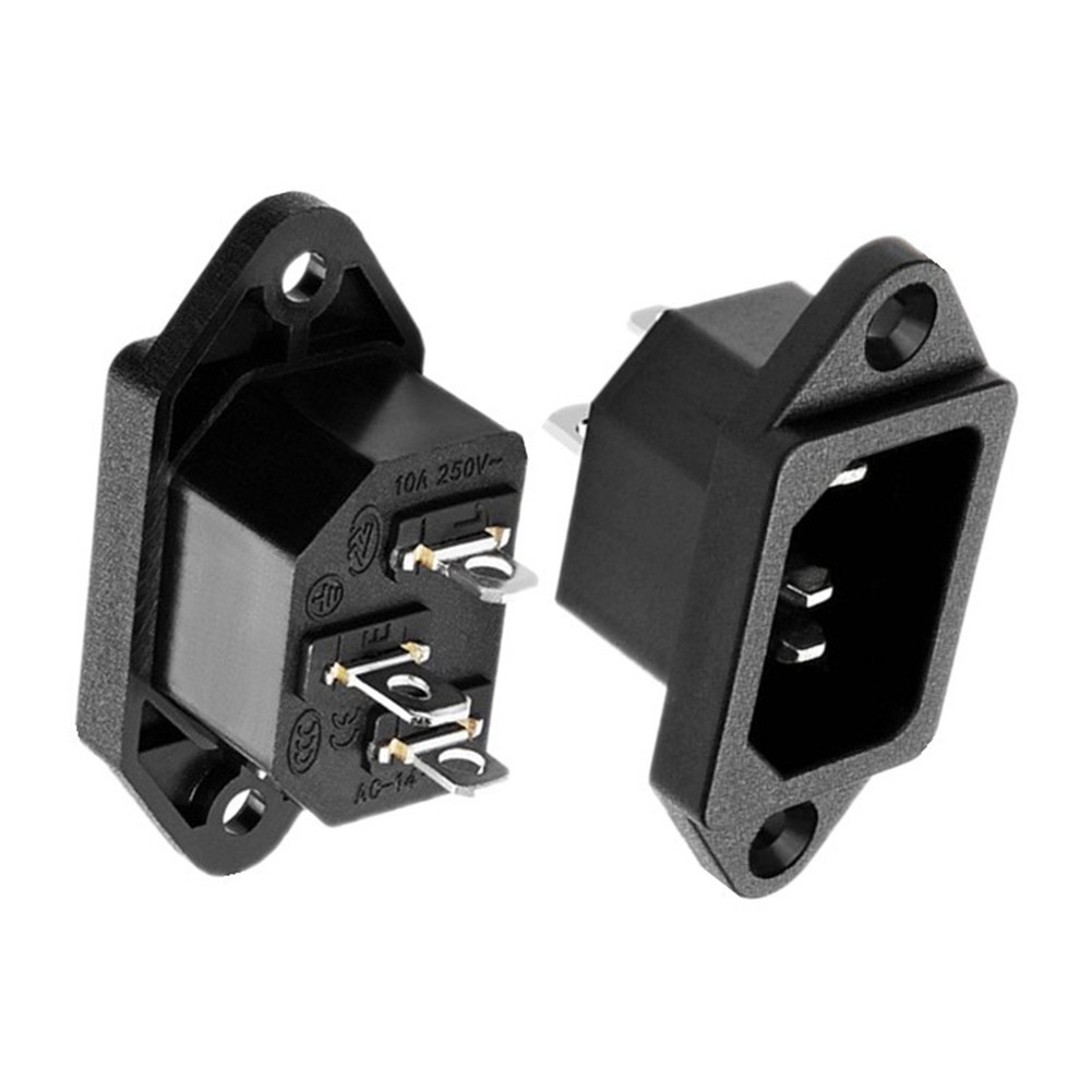 Electric Character Plug Socket Pure Copper Three-Hole Three-Pin Ac-04x