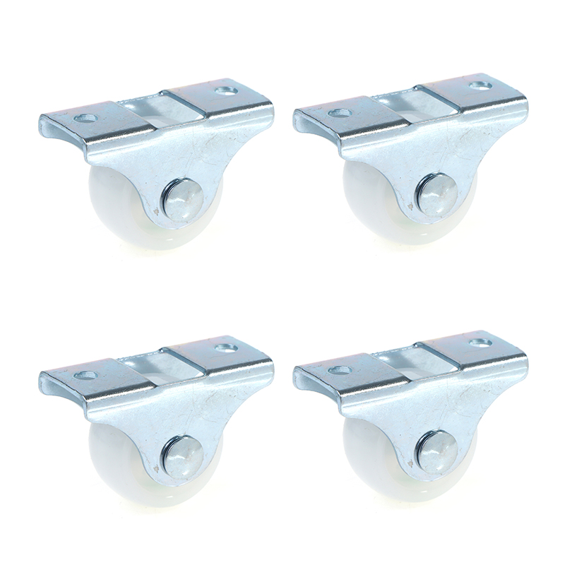 4pcs 1 Inch Drawer Wheel Plastic Directional Caster Guide Furniture Small Pulley MENGYU