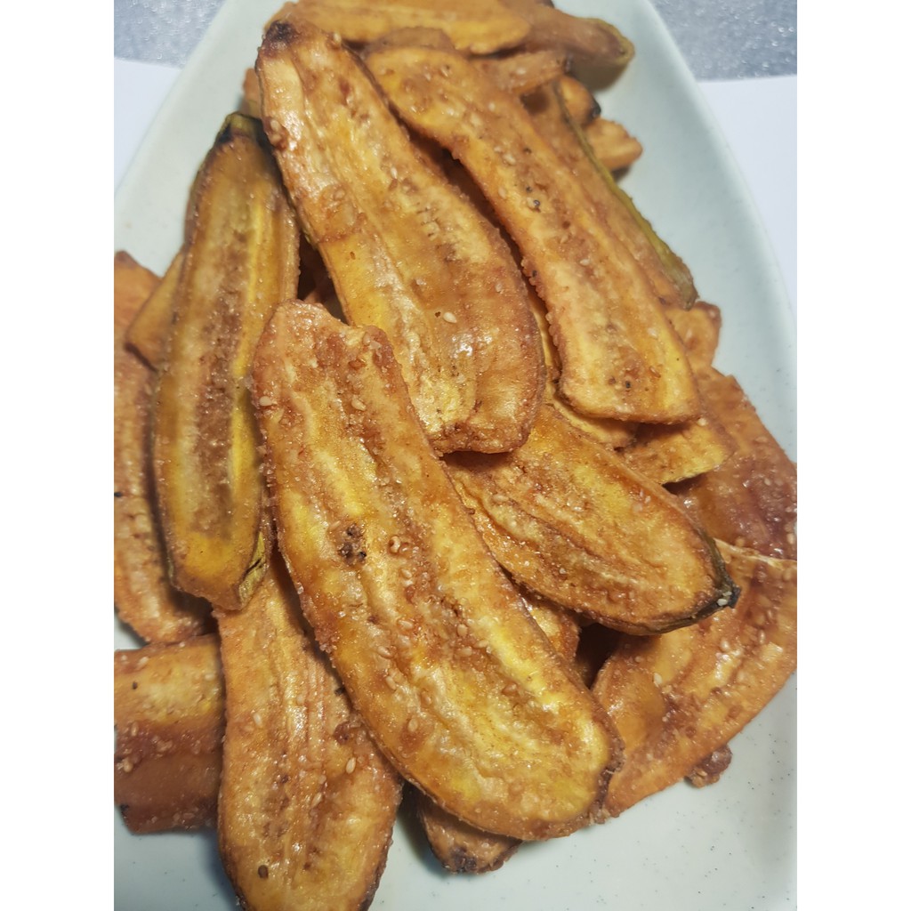 500gr chuối sấy mè gừng giòn tan