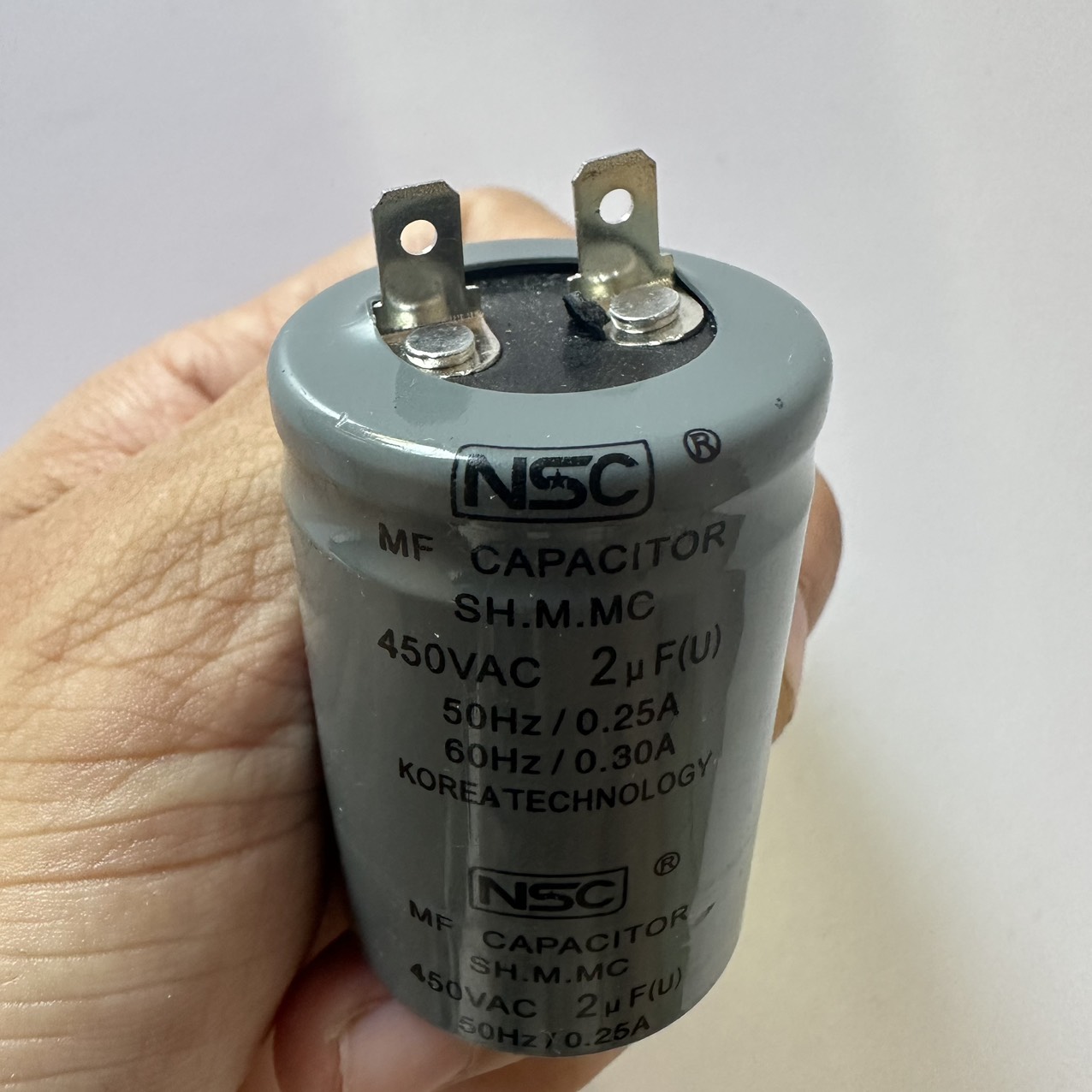 Tụ quạt dầu 2uf / 450v