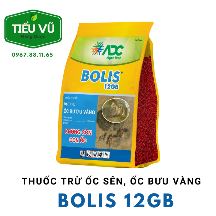 Thuốc Diệt Các Loại Ốc Bolis 12GB 1kg