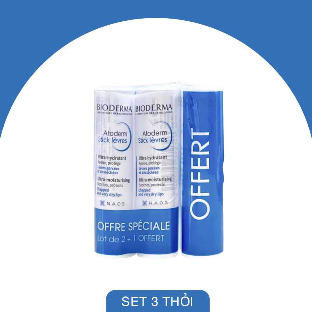 Son Dưỡng Môi Bioderma Atoderm Levres 4g