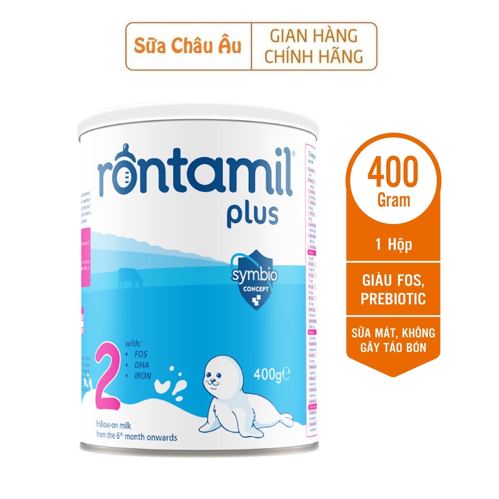 Sữa bột sinh học Rontamil Plus số 2 nhập khẩu Hà Lan 400g