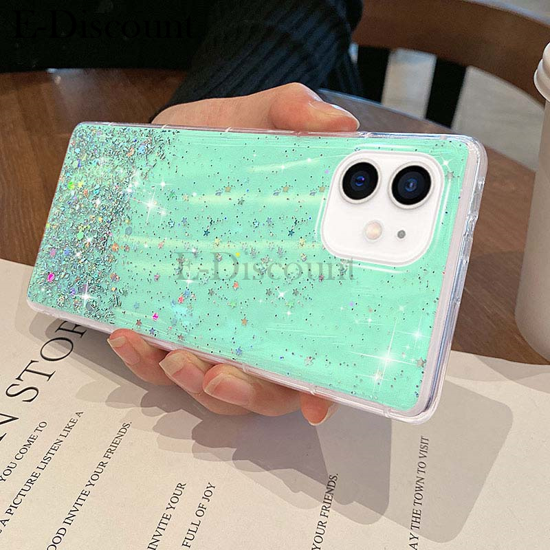 New Phone case OPPO A5i case Glitter Bling Sequins Starry Sky Transparent Soft Full Stars Moon for OPPO A5i case. 