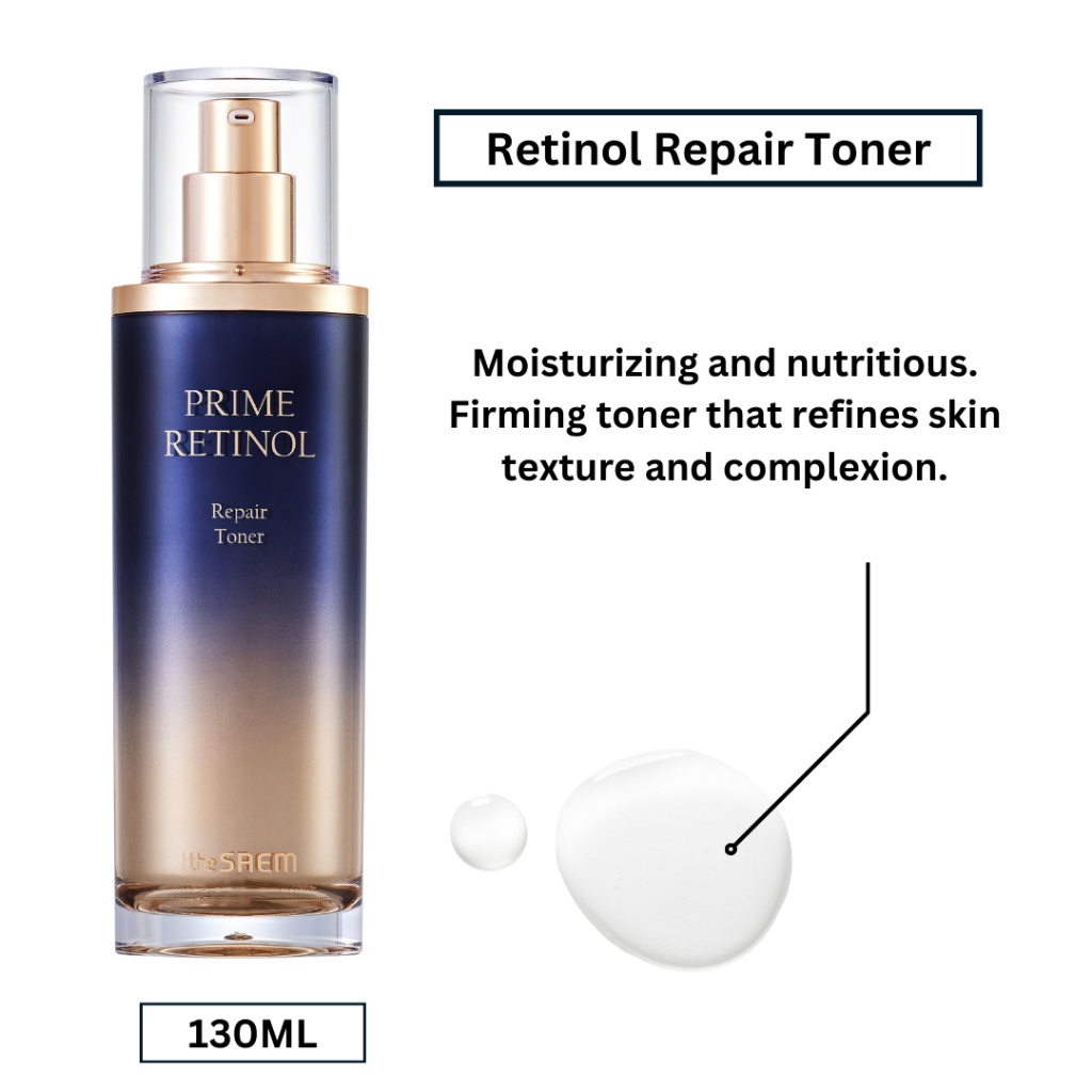 the SAEM] Prime Retinol Skin Care 3 Set (130ml+130ml+50ml