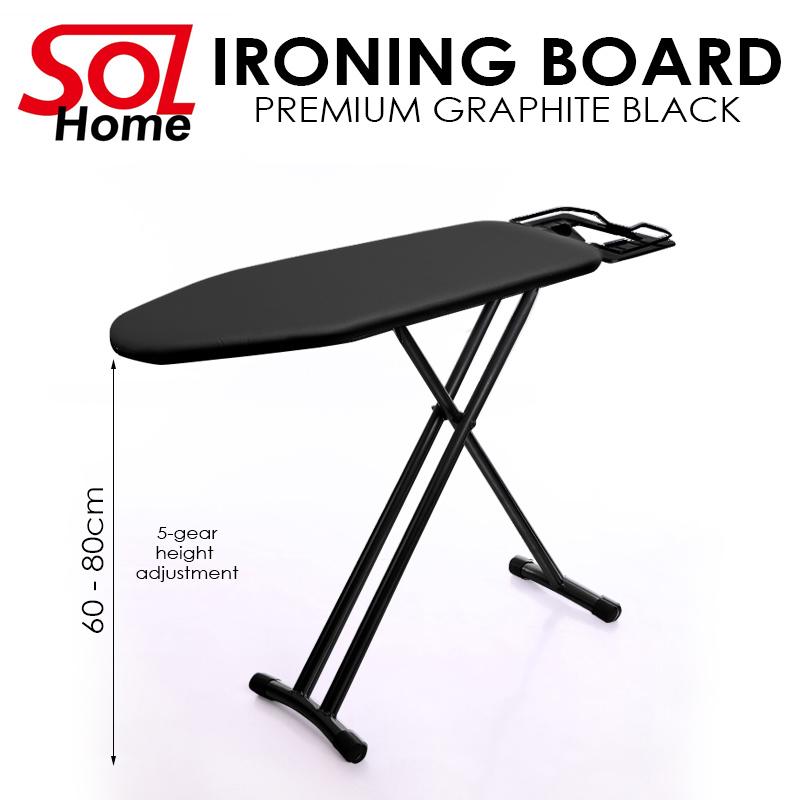 SOL HOME ® Premium Standing Ironing Board (Grey) Iron Board Fire Retard  Fabric Ironing Board Cover (CL) by ShopOnlineLah (Wardrobe Solutions) |  Lazada Singapore