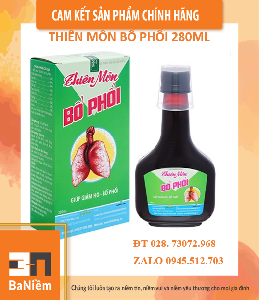 Thiên môn bổ phổi bình đông - 280ml