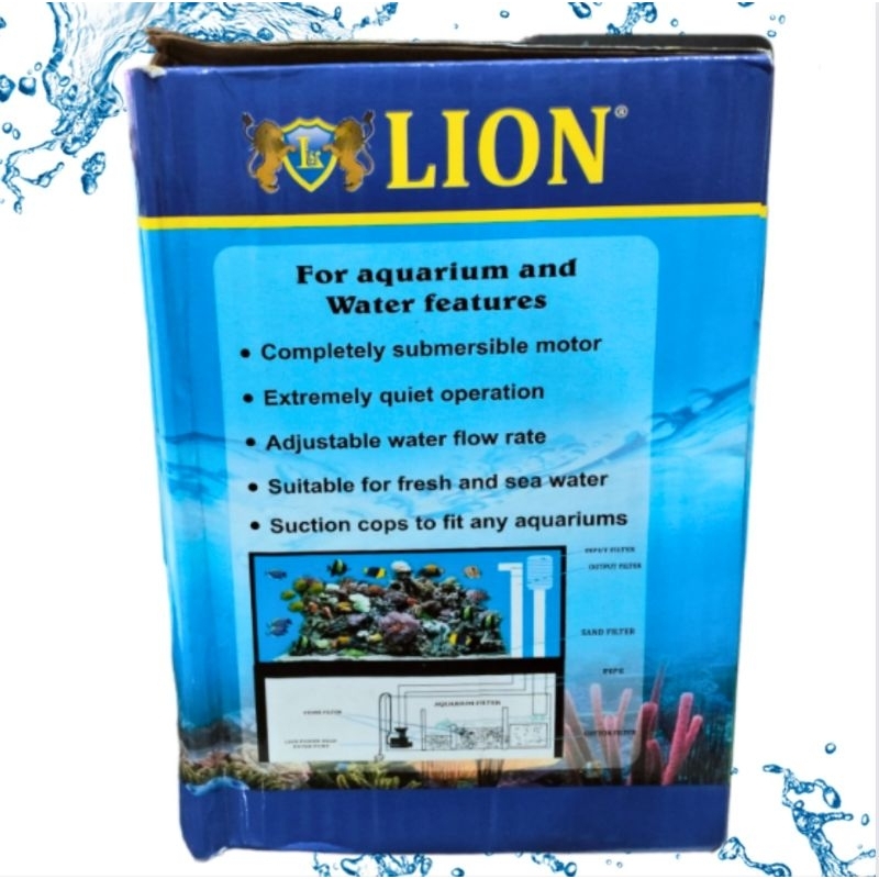 LION P 3200 Pompa Kolam Air Mancur Hidroponik