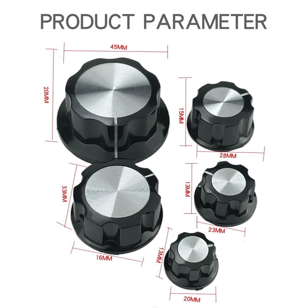 YANGS 2pcs Bakelite Knob MF-A03 MF-A04 MF-A01 MF-A02 Potentiometer Cap Switch Button Cap Rotary Switch Potentiometer Knob