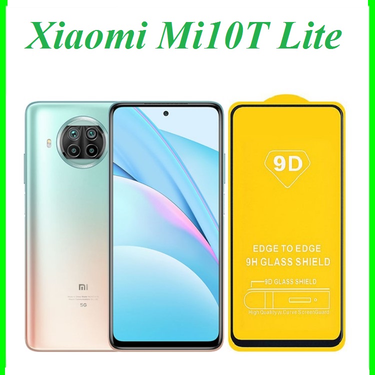 Kính cường lực xiaomi redmi note 9 pro 5g , mi 10t lite - kính cường lực 9d full màn redmi note 9 pro 5g, mi10t lite 5g - full keo - độ cứng 9h