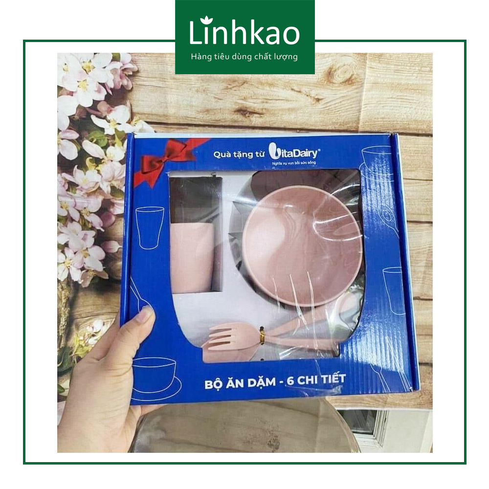 BỘ ĂN DẶM LÚA MẠCH 6 CHI TIẾT CHO BÉ [HKM Vitadairy]
