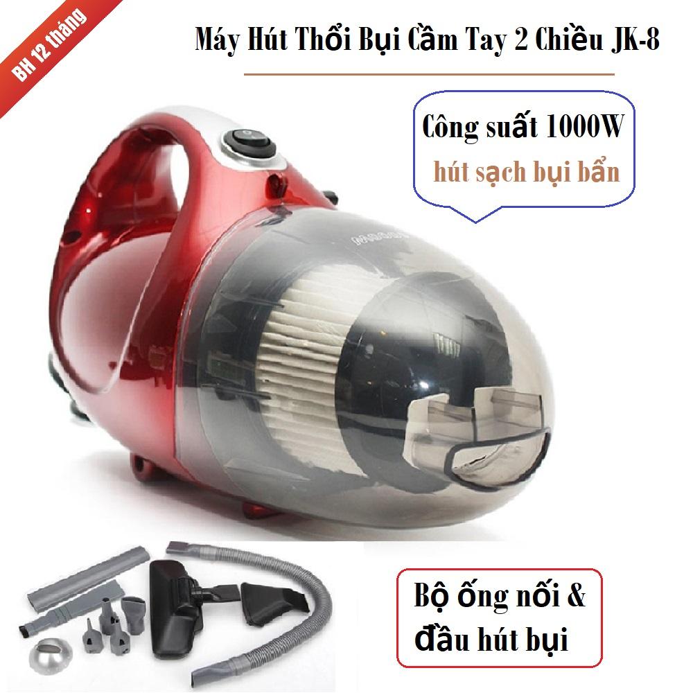 Máy hút bụi nhập khẩu ,máy hút bụi 2 chiều vừa thổi vừa hút tiện dụng, máy hút bụi đa năng 2 chiều vacuum cleaner jk 8 chất lượng