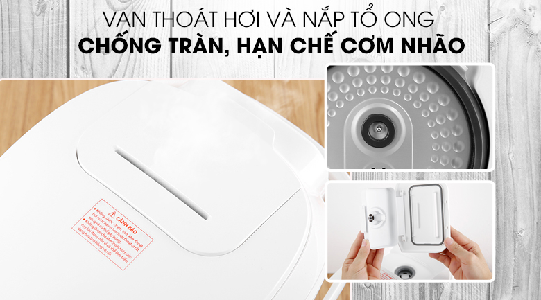 Nồi cơm điện tử Toshiba 1 lít RC-10DH2PV(W) (Mẫu trưng bày mới 99% không thùng)