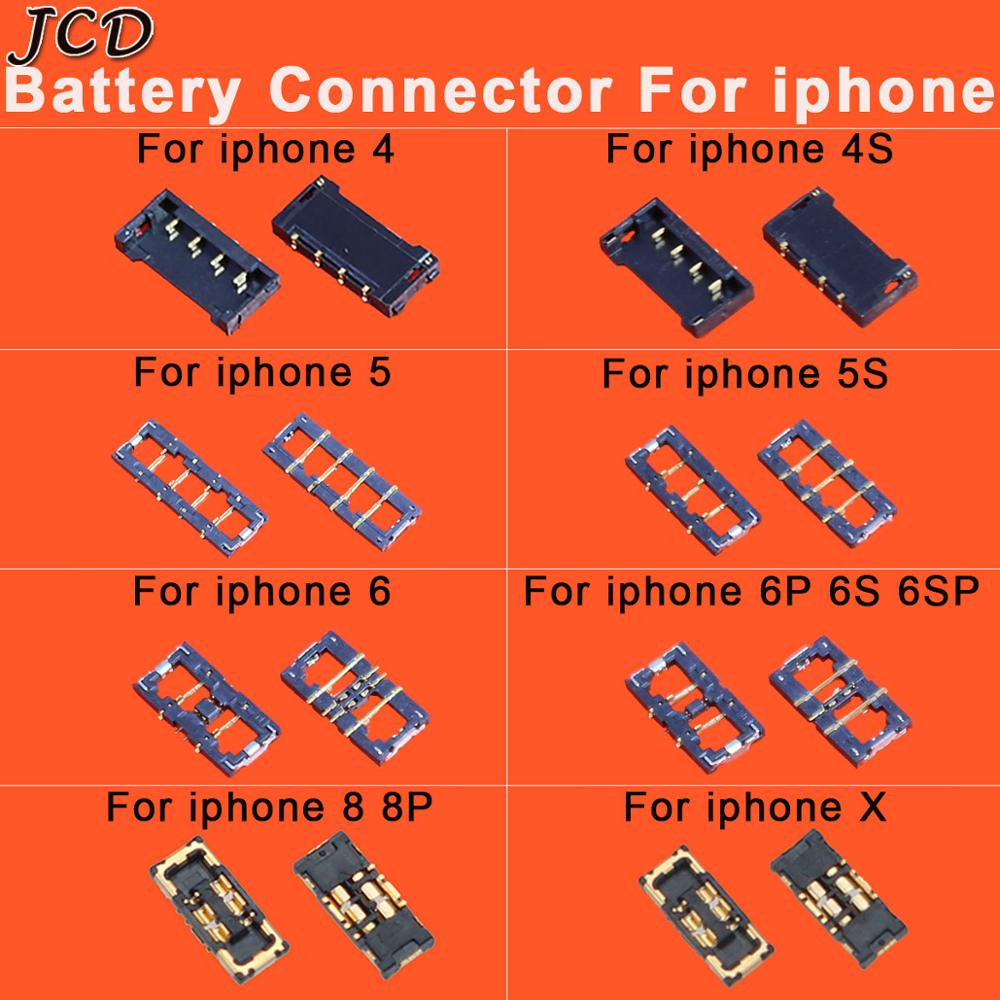 【Mary DAI Store】JCD Battery Connector Socket For iphone 4 4s 5 5s 6 6Plus 6S 8 X Inner Connector Panel Battery Holder Mianboard Repair. 