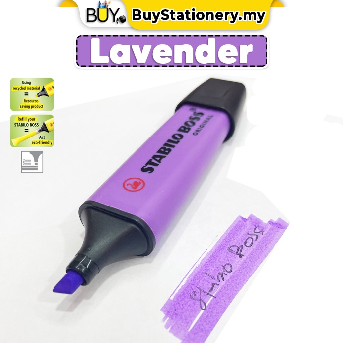 Refill for STABILO BOSS highlighter - lavender