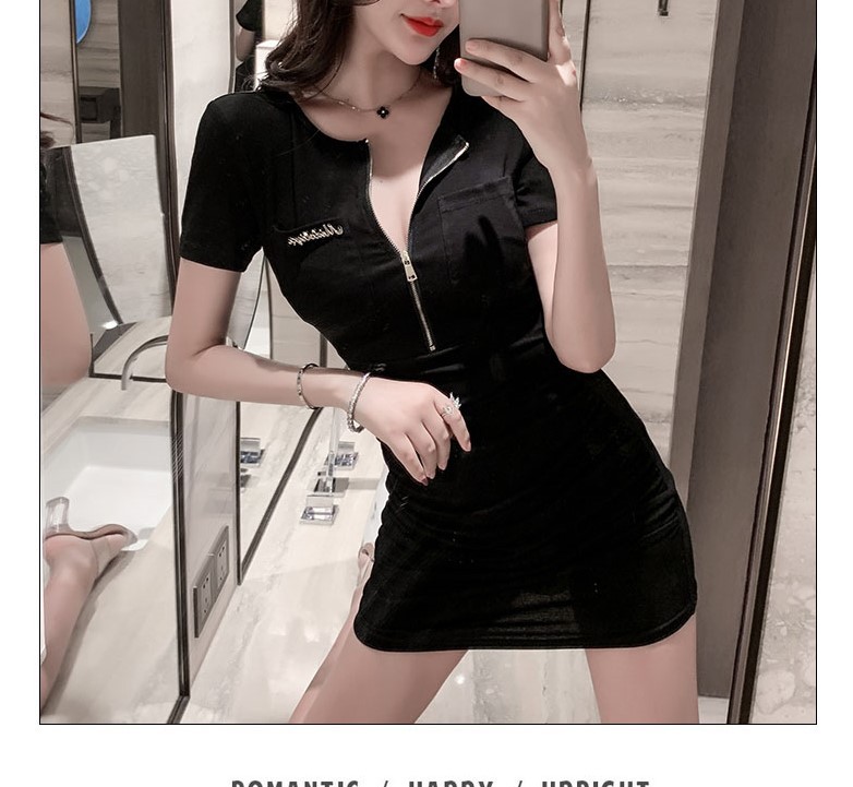 Summer Slim Dress Women's Short Dress