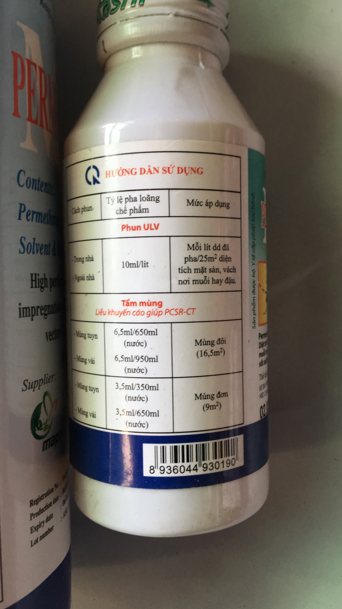 Sản phẩm diệt côn trùng ruồi vàng muỗi Permethrin