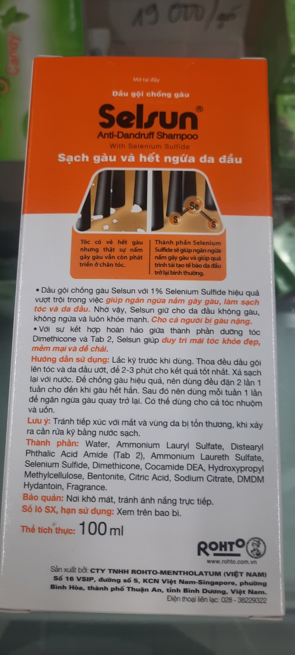 Dầu Gội Chống Gàu Selsun Chai 100ml