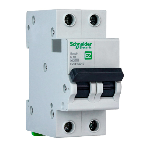 Schneider aptomat 2 pha 10a 16a 20a 25a 32a 40a 50a 63a, át tép ,cầu dao tự động, mcb, cb tép easy9 2p schneider electric