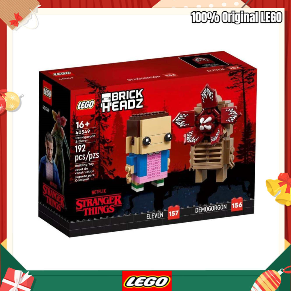 【Official】 LEGO 40549 Demogorgon & Eleven (Brickheadz) 192pcs  16+