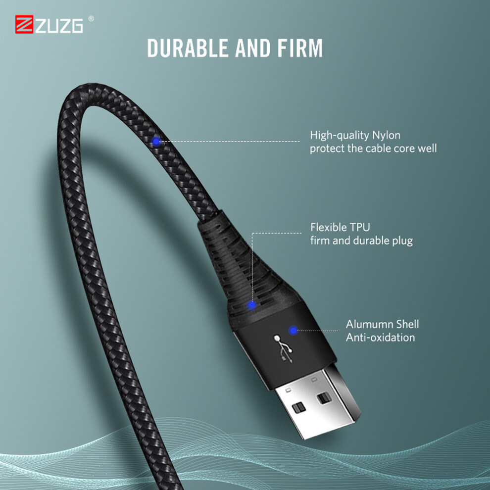 ZUZG Micro USB Cable 5A Fast Charging For Xiaomi Redmi Note5 Pro Android Mobile Phone Data Cable for Samsung Micro Charger