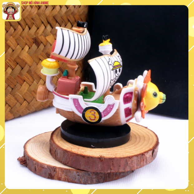 Mô Hình Thuyền One Piece, Thuyền Thousand Sunny Cao 9cm, Mô Hình Decor Trang Trí, Bộ Sưu Tập Nhân Vật