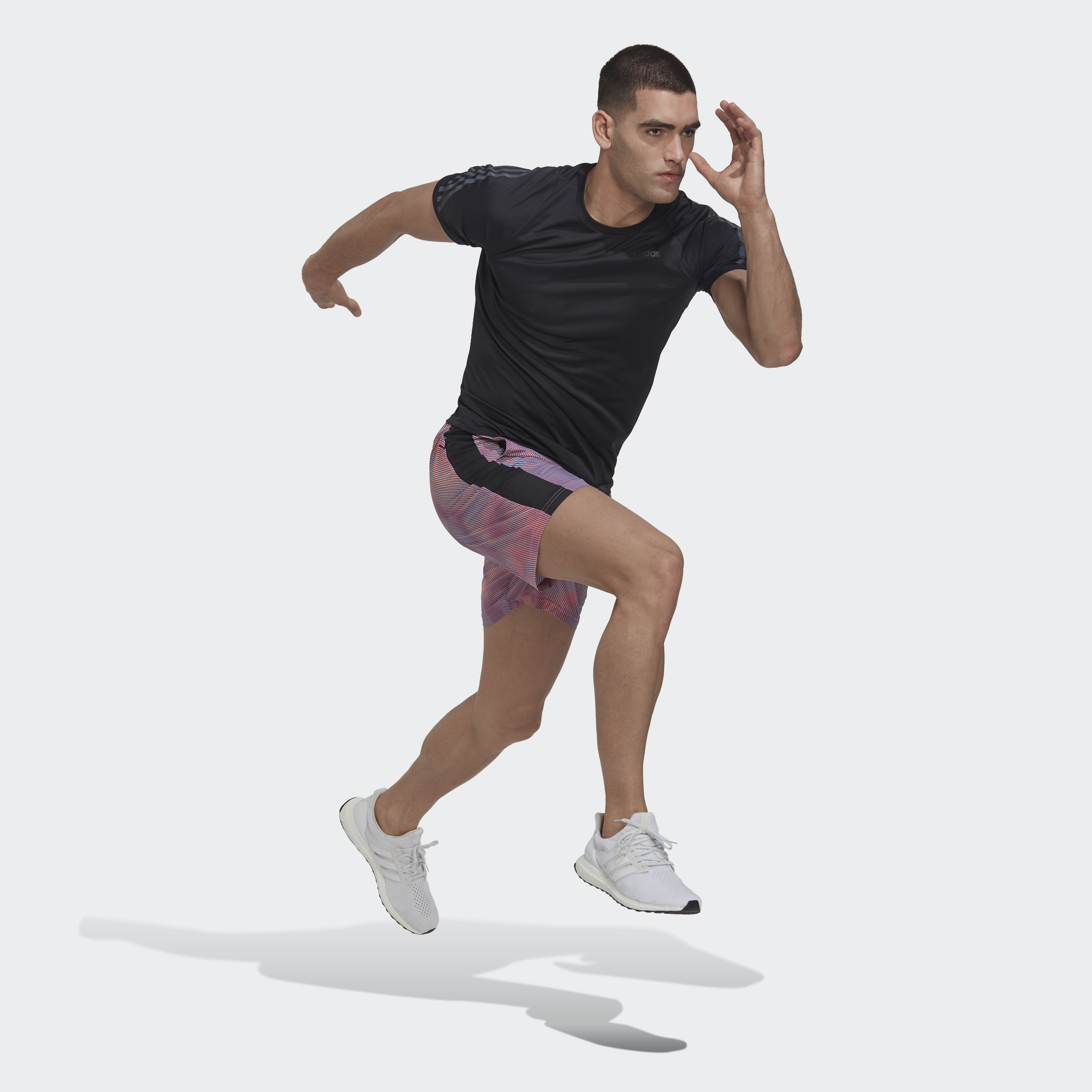 Adidas running quần short colorblock own the run nam màu tím hl3930