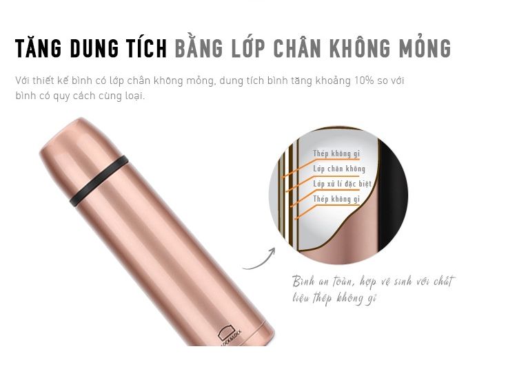Bình Giữ Nhiệt Lock&Lock Vienna 500ml LHC1430