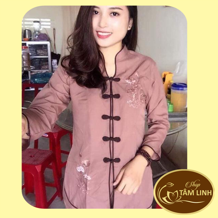 Đồ lam đi chùa_Mẫu Cổ Tàu Viền