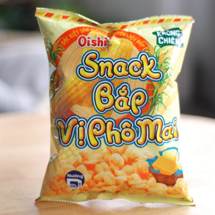 Combo 3 Gói Snack Oishi Bắp vị phô mai 12g