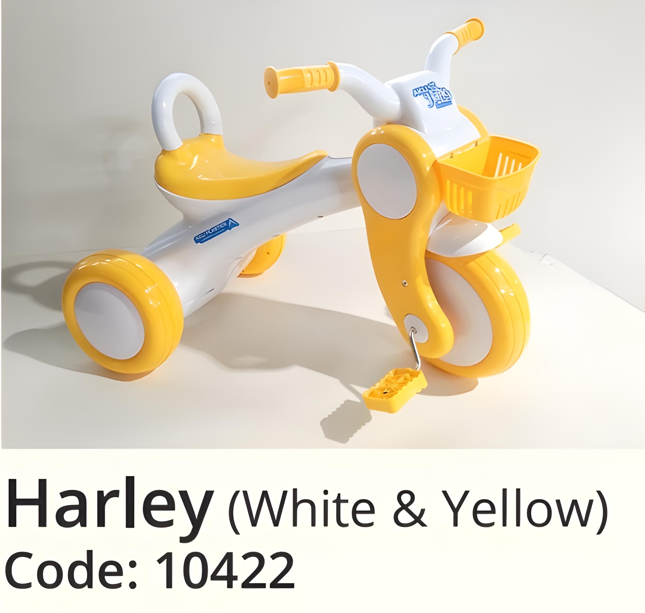 Harley Baby Tricycle this tricycle ensures stability and balance during rides. Its adjustable seat grows with your child. 