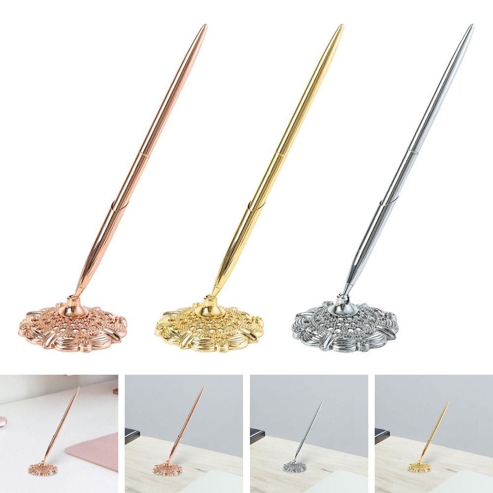Creative%20Attached%20Base%20Signing%20Pen%20Wedding%20Decor%20Reception%20Desk%20Pen%20Smooth%20Writing%20Table%20Decor%20Metal%20Pen%20Stand%20Holder%20Party%20Events%20-%20Image%204