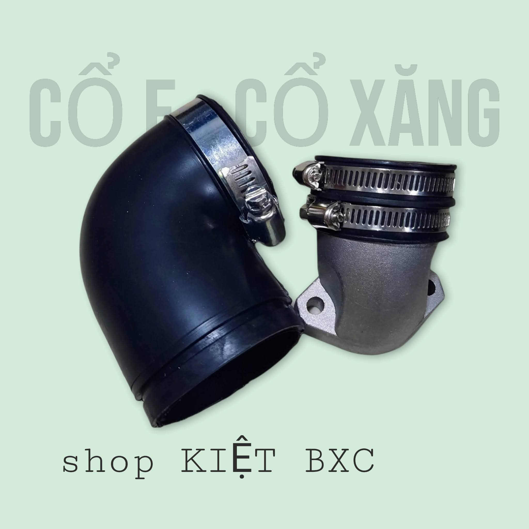 Cổ gió + cổ xăng cao su xe máy